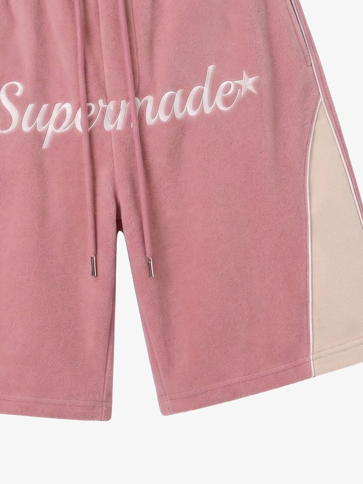 Shorts Pavtros Letter Embroidered Color Block