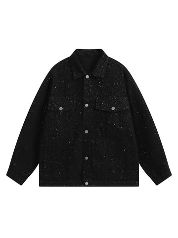 Jaqueta Pavtros Distressed Sequin Galaxy - foto 1