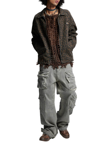 Jaqueta Pavtros Vintage Washed Cheetah - foto 1