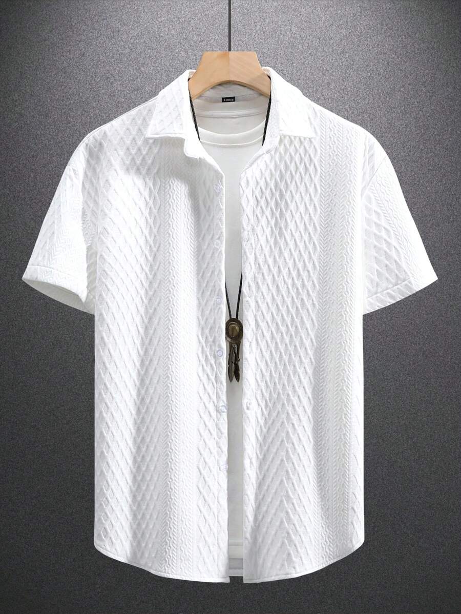 Blusa Pavtros Virada Tricotada Texturizada Ombro
