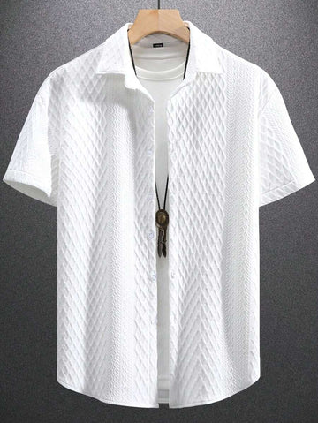 Blusa Pavtros Virada Tricotada Texturizada Ombro