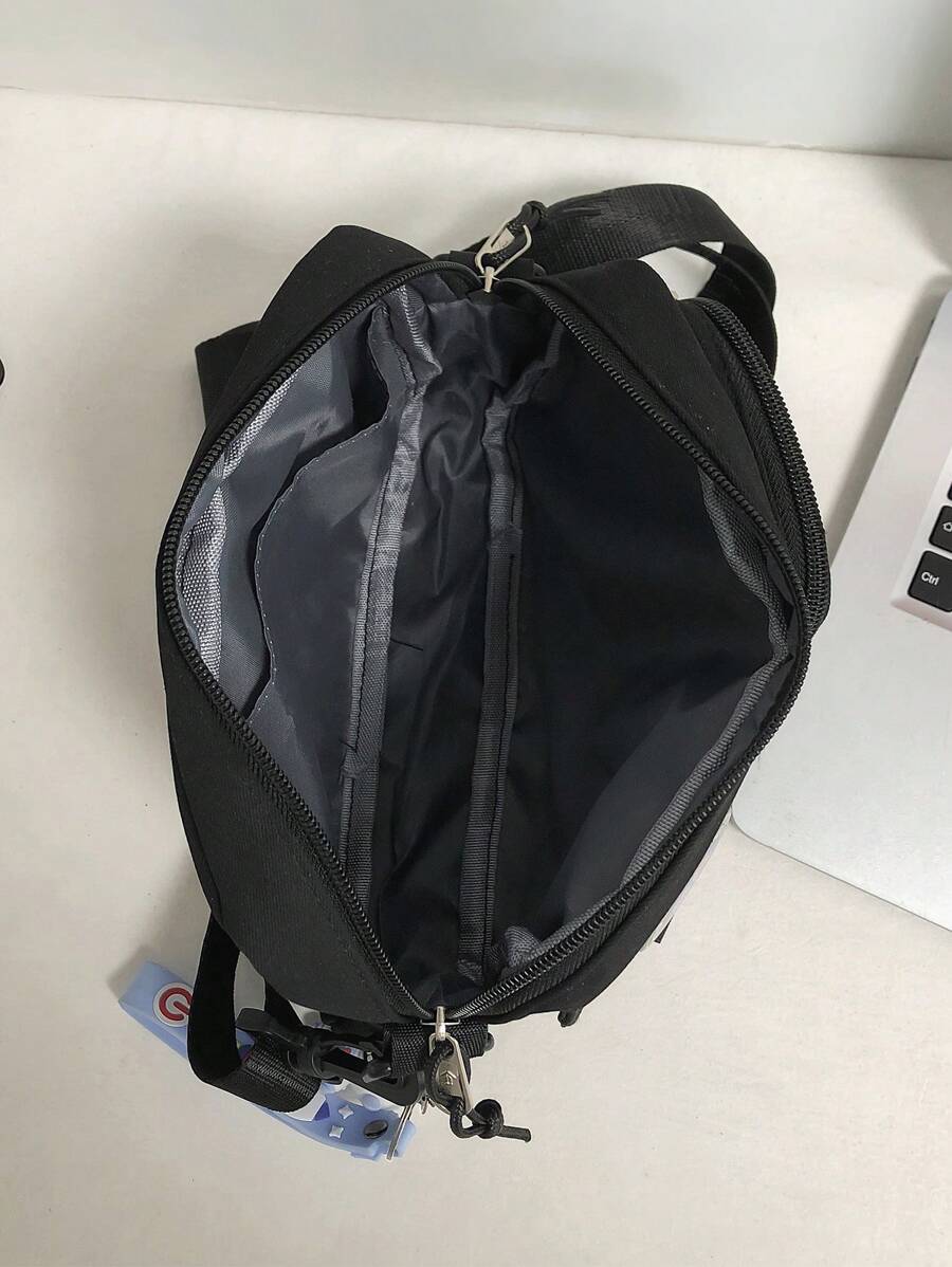 Shoulder bag Pavtros Preta Quadrada