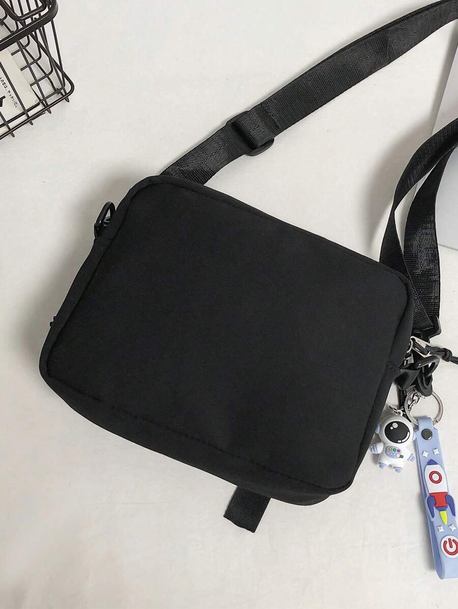 Shoulder bag Pavtros Preta Quadrada