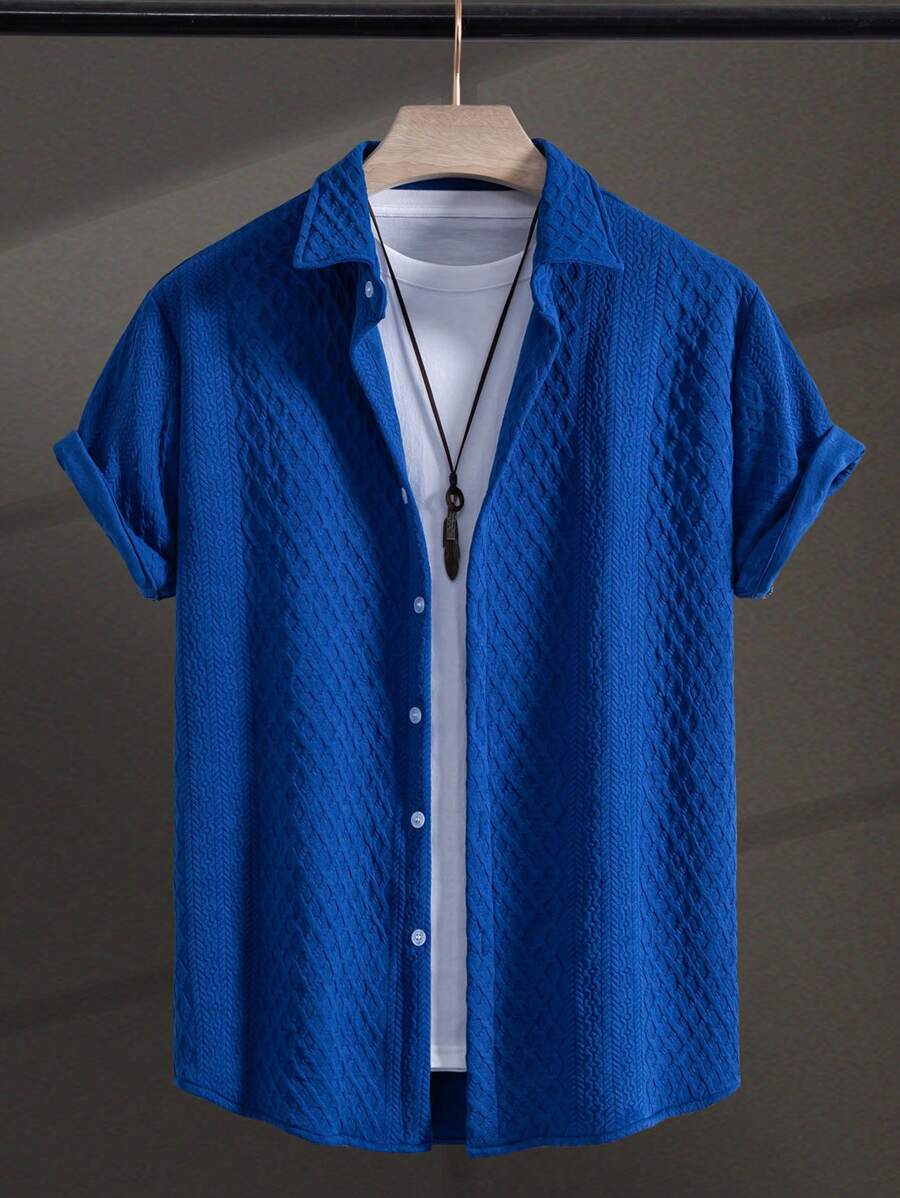 Blusa Pavtros Virada Tricotada Texturizada Ombro