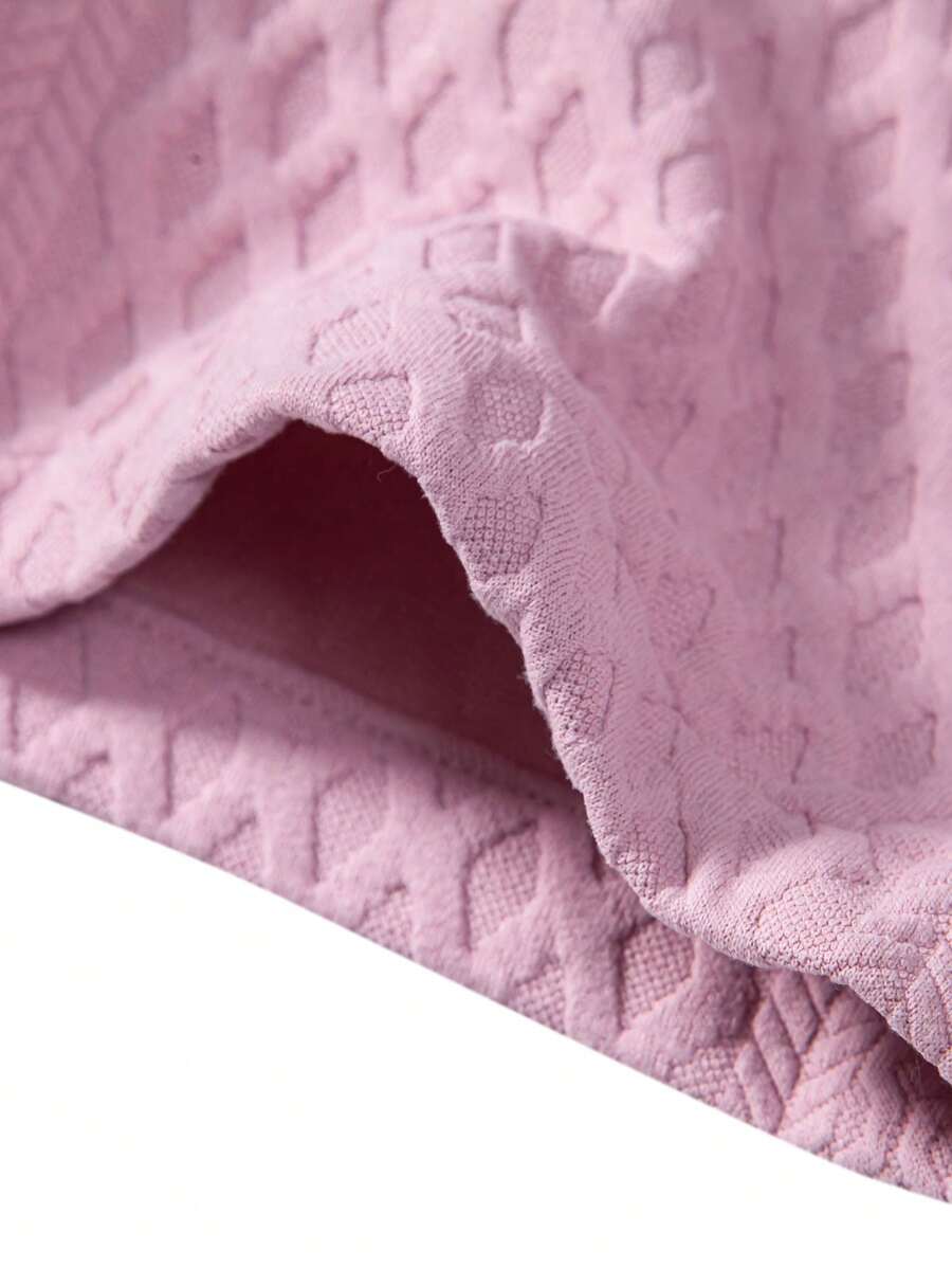 Blusa Pavtros Virada Tricotada Texturizada Ombro