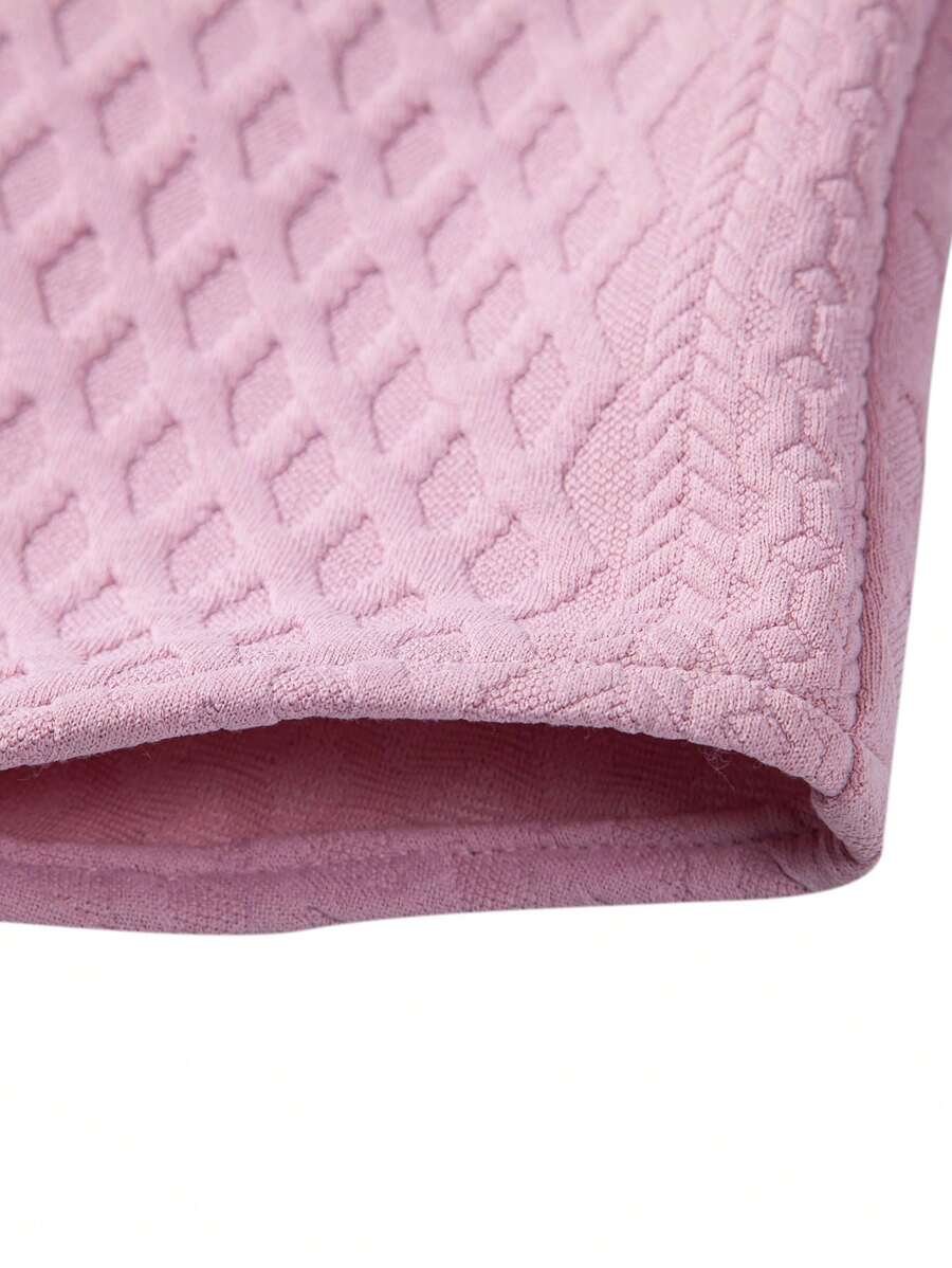 Blusa Pavtros Virada Tricotada Texturizada Ombro