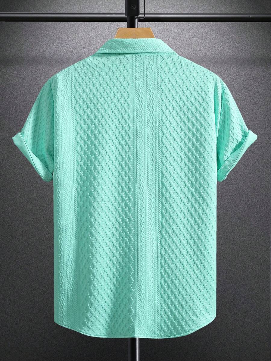 Blusa Pavtros Virada Tricotada Texturizada Ombro