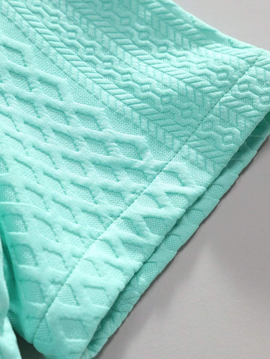 Blusa Pavtros Virada Tricotada Texturizada Ombro