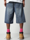 SUMWON Jort Denim com Gráfico na Frente