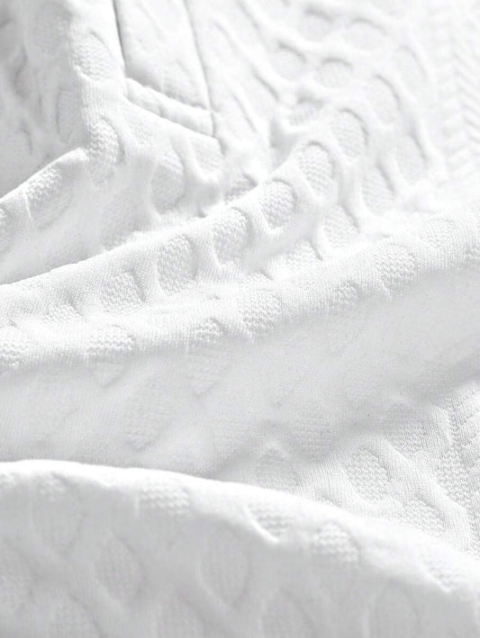 Camiseta Henley Diamond Texture