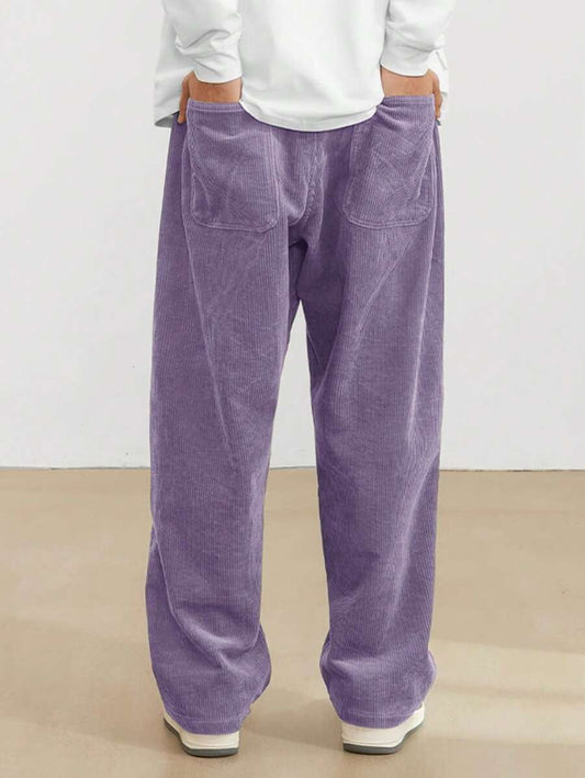 Calça Corduroy Wide Leg