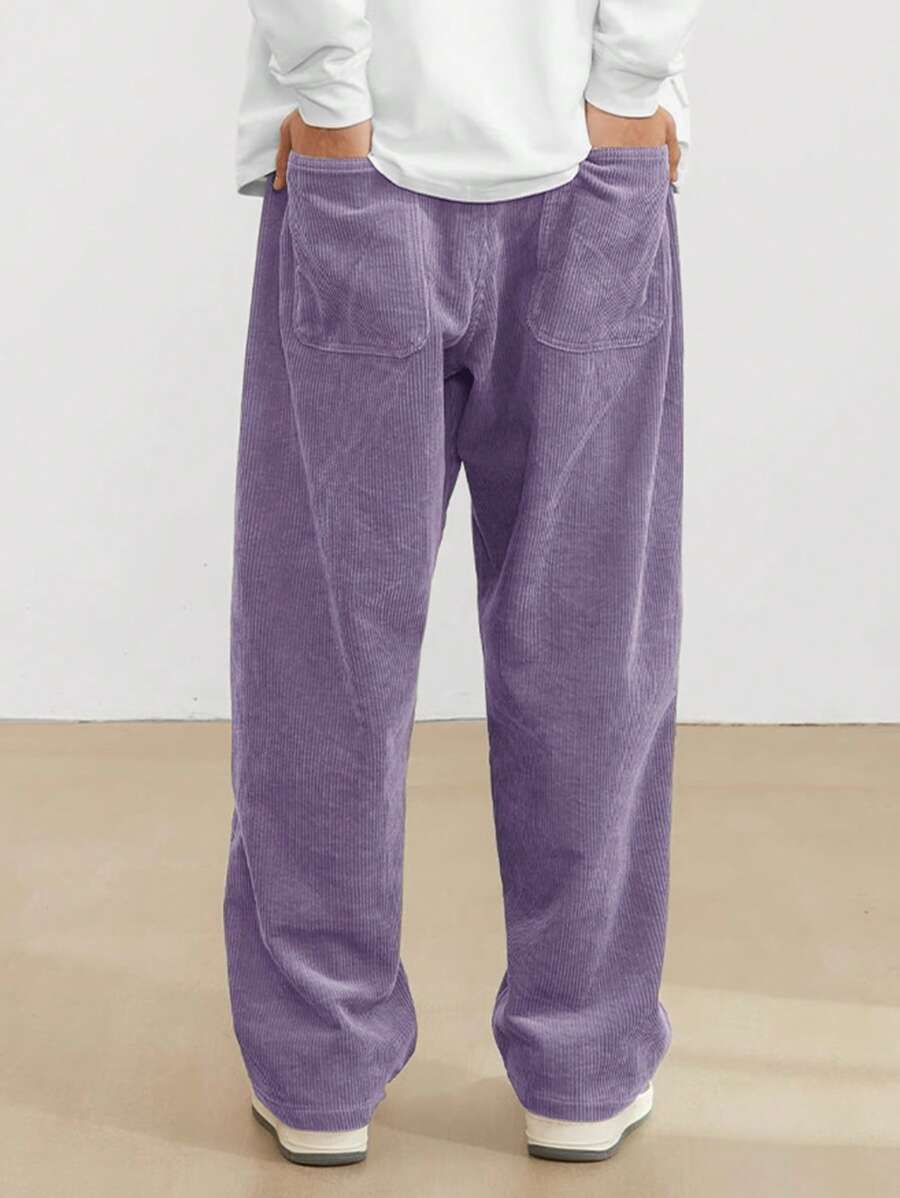 Calça Pavtros Corduroy Wide Leg