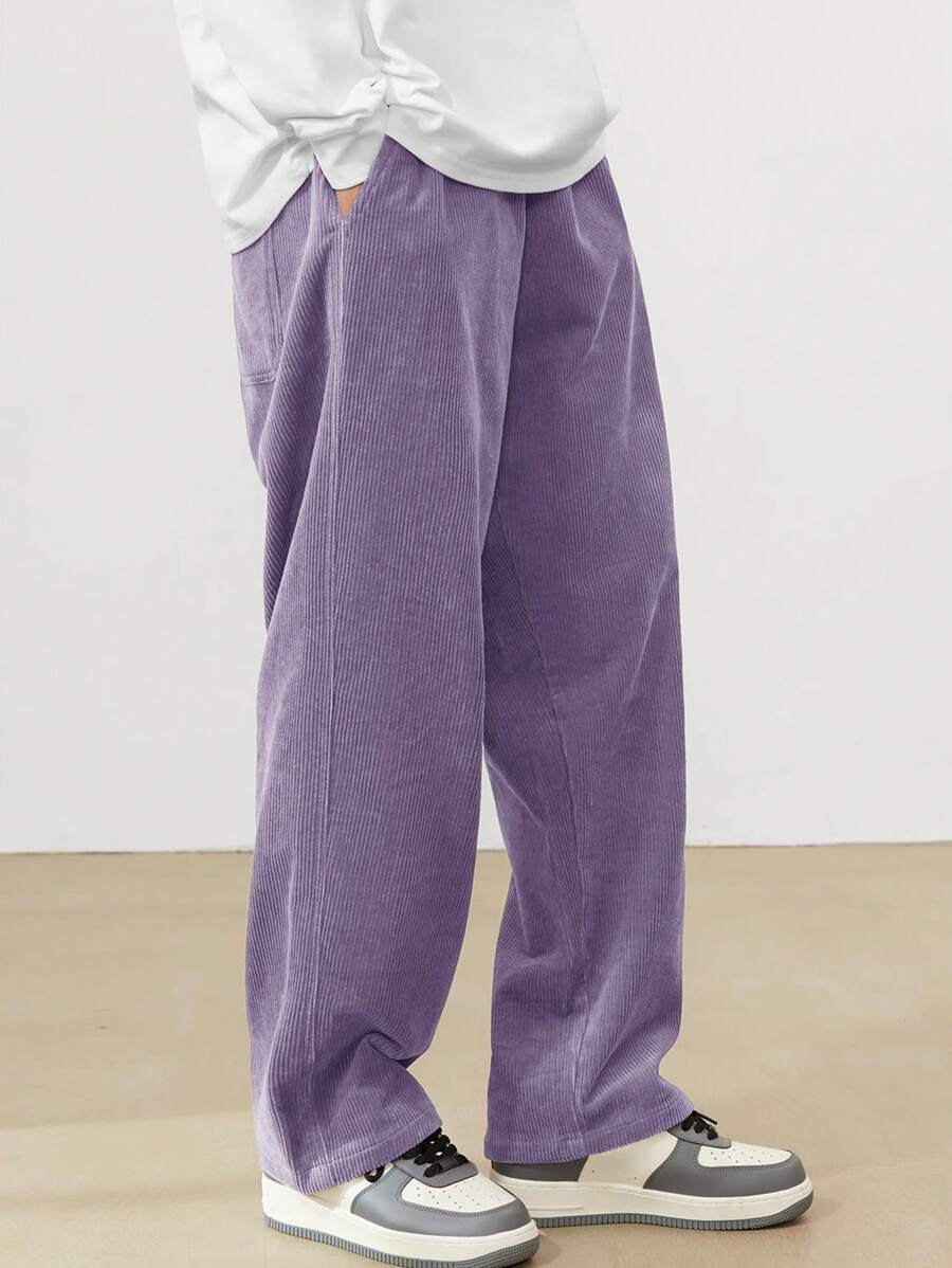 Calça Pavtros Corduroy Wide Leg