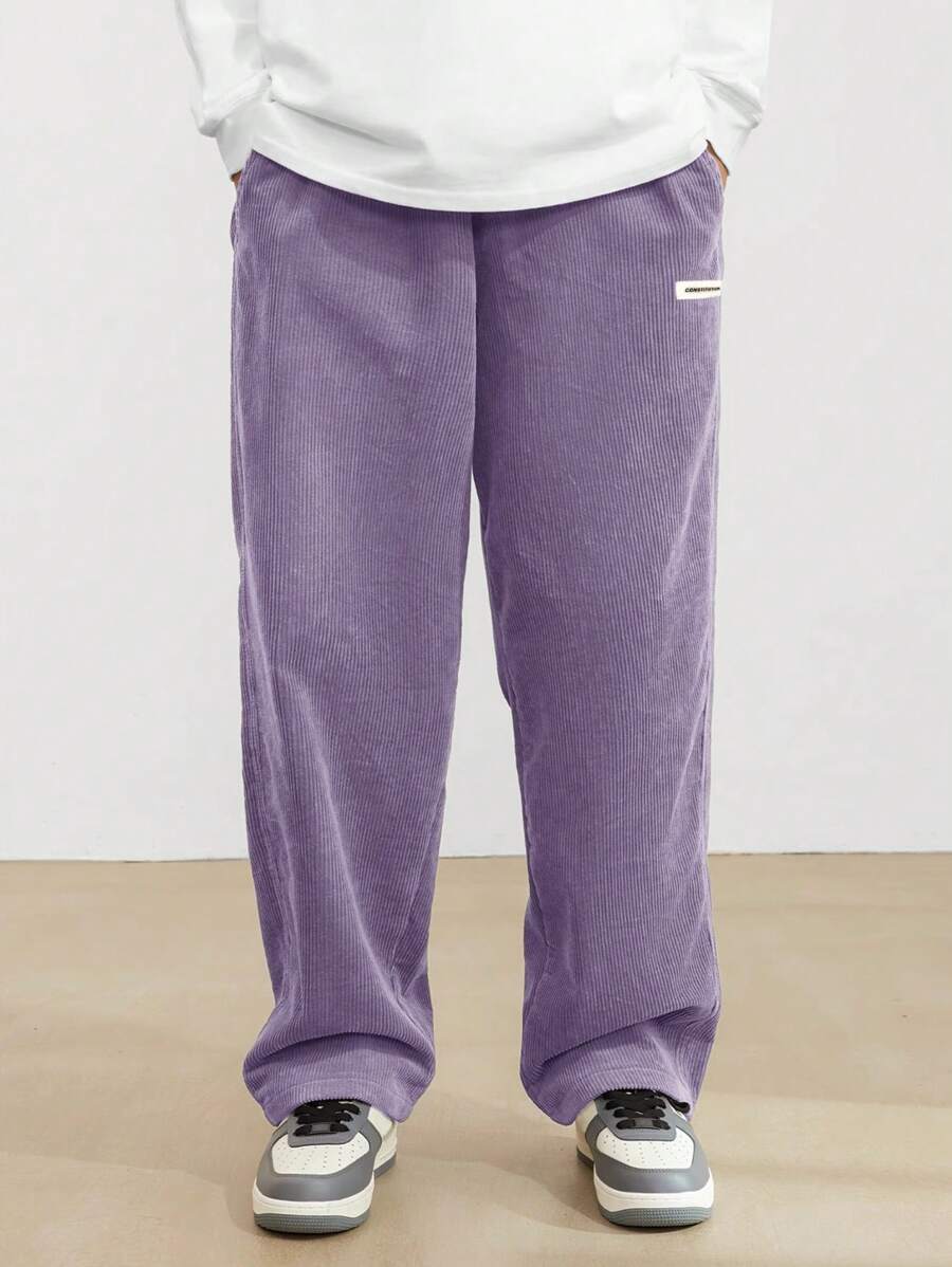 Calça Pavtros Corduroy Wide Leg