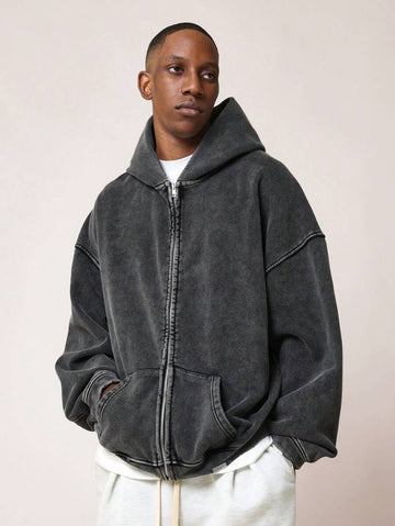 Moletom Pavtros Washed Zipper - foto 1