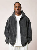 Moletom Washed Zipper