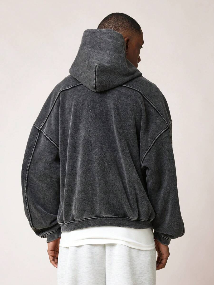 Moletom Pavtros Washed Zipper - foto 3