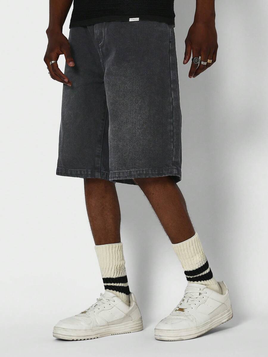 Bermuda Jorts Jeans Pavtros Studios Suzulan Graffiti — Foto 3
