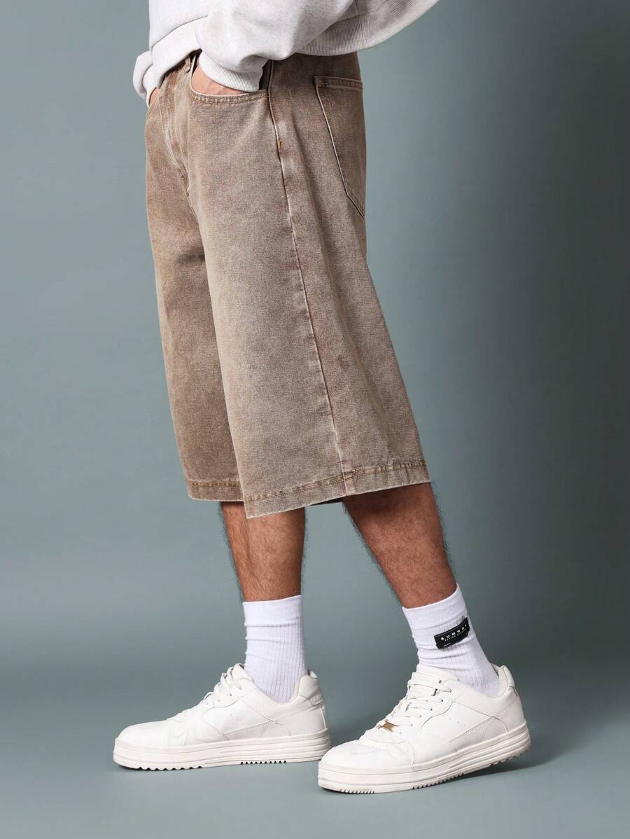 Bermuda Jorts Jeans Pavtros Studios Earth Wash Essential