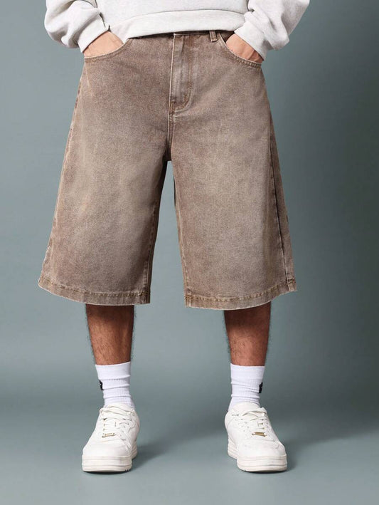 Bermuda Jorts Jeans Pavtros Studios Earth Wash Essential
