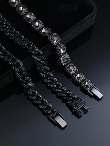 Pulseira Cuban Noir
