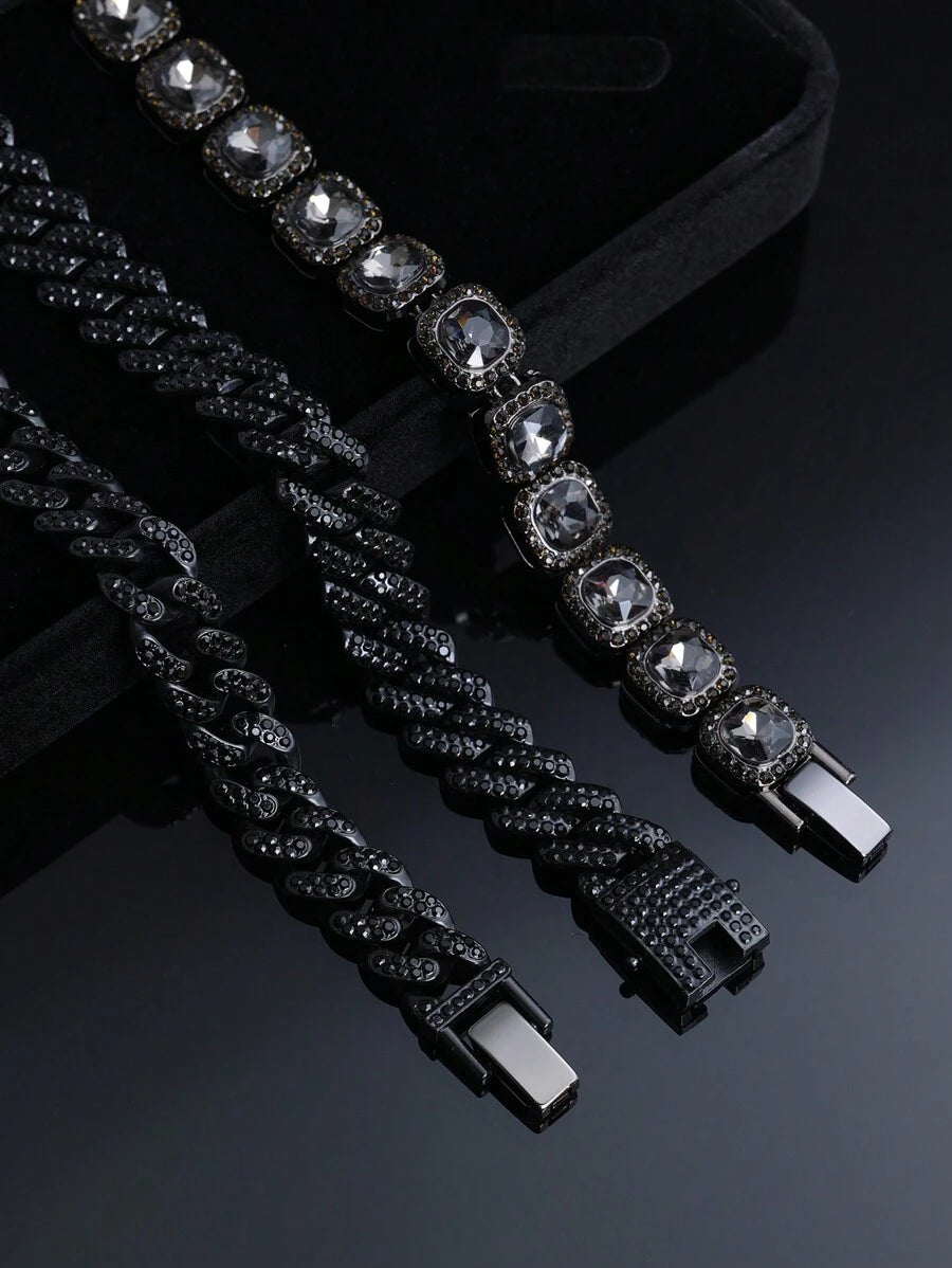 Pulseira Cuban Noir