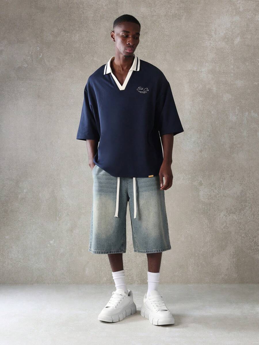 Camisa Polo Pavtros Studios Minimalist Stripe Polo — Foto 5