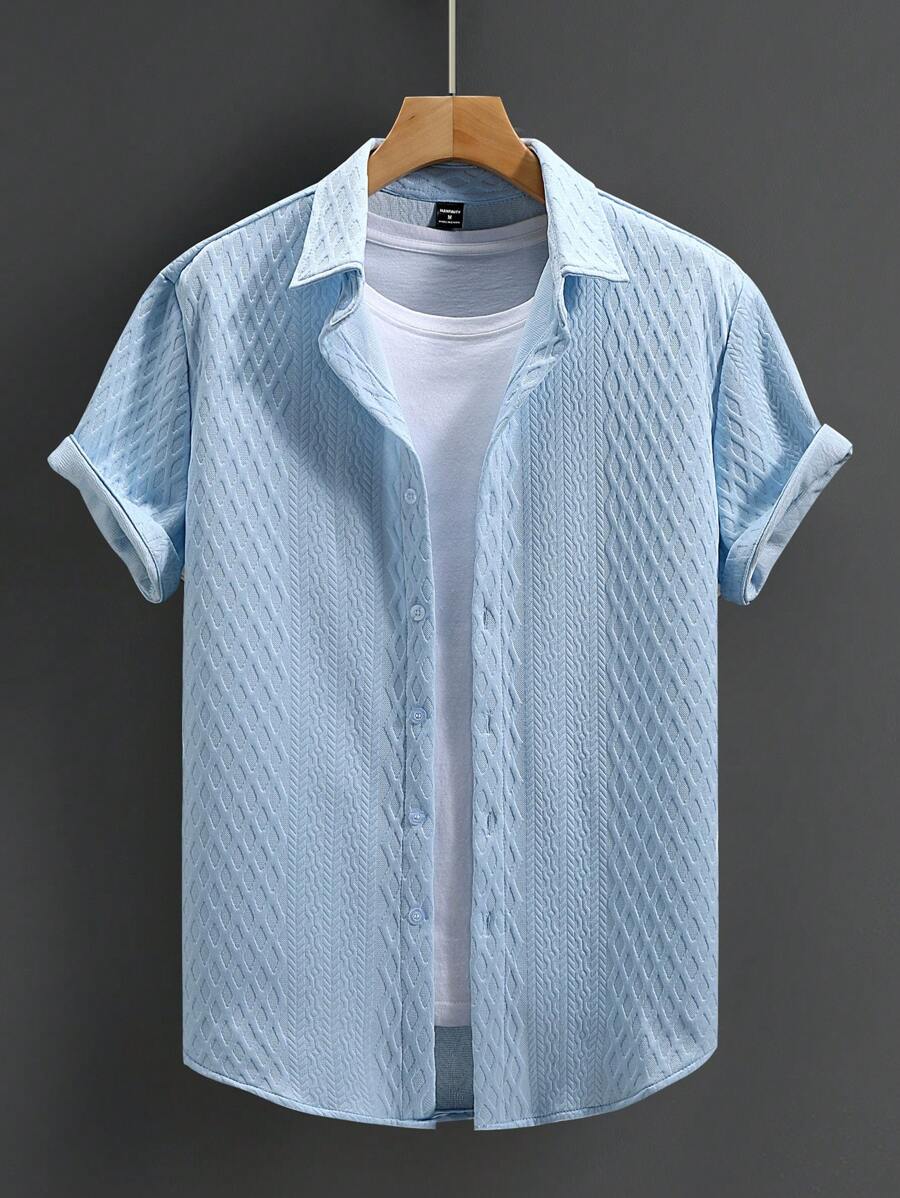 Blusa Pavtros Virada Tricotada Texturizada Ombro