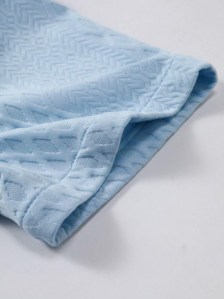 Blusa Pavtros Virada Tricotada Texturizada Ombro