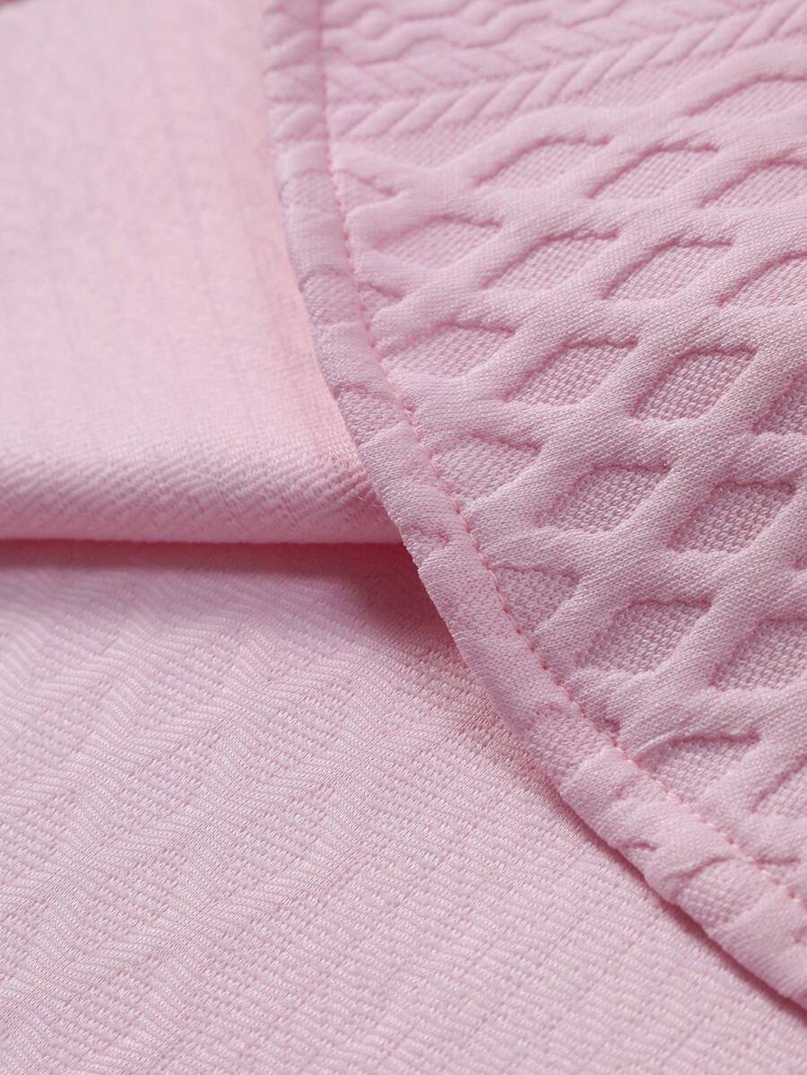 Blusa Pavtros Virada Tricotada Texturizada Ombro