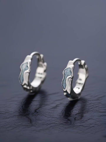 Brincos Azul Luxo