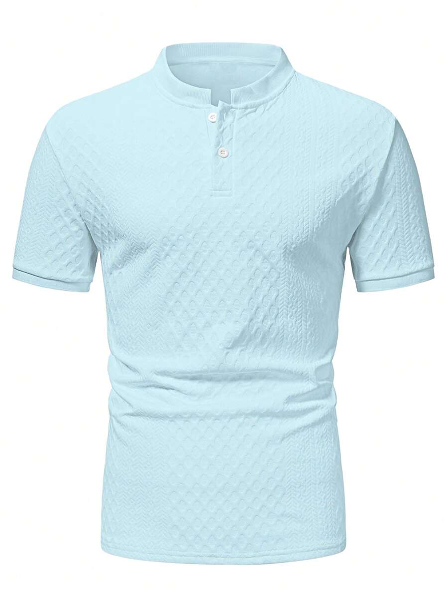 Camiseta Pavtros Henley Diamond Texture