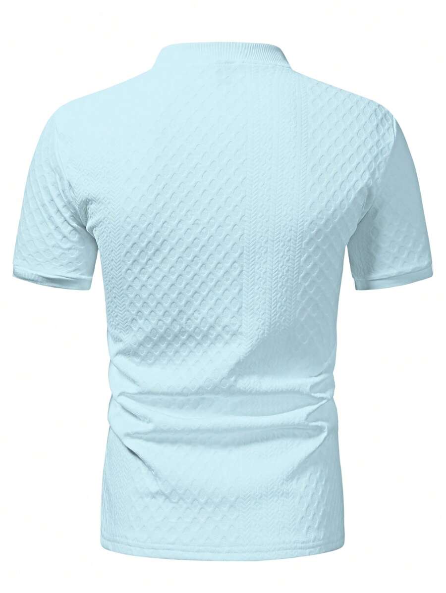 Camiseta Pavtros Henley Diamond Texture
