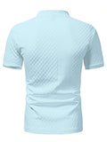 Camiseta Henley Diamond Texture