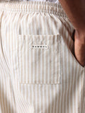 Calça Pavtros Studios Linen Pinstripe Relaxed Trousers