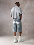 Bermuda Jorts Jeans Pavtros Studios Suzulan Graffiti