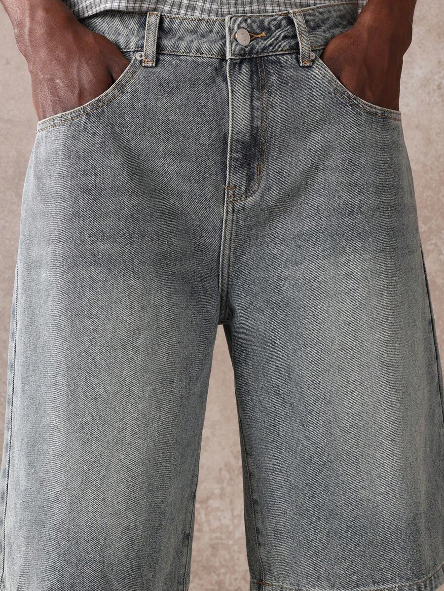 Bermuda Jorts Jeans Pavtros Studios Suzulan Graffiti — Foto 11