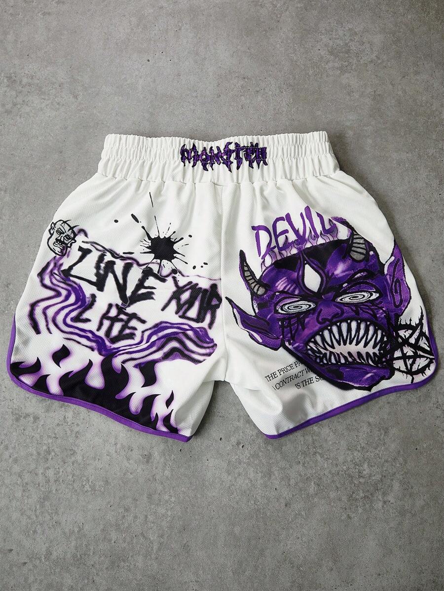 Shorts Pavtros Grafite Crânio