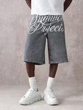 SUMWON Jort Denim com Gráfico na Frente