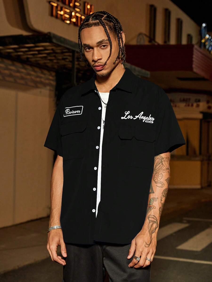 Camisa Pavtros Studios Los Angeles Workshirt — Foto 5