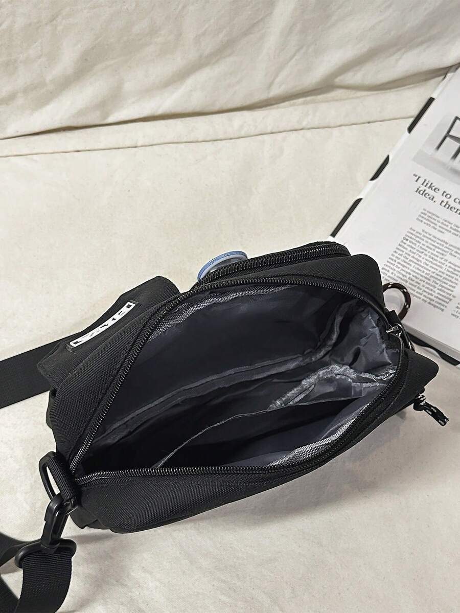 Shoulder bag Pavtros Preta Quadrada