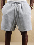 SUMWON Shorts Esportivos Essenciais de Entreperna Caída, Caimento Solto, Confortáveis, Shorts de Moletom Casuais, Roupas Esportivas, Desempenho, Básico, Valor, Verão Diário