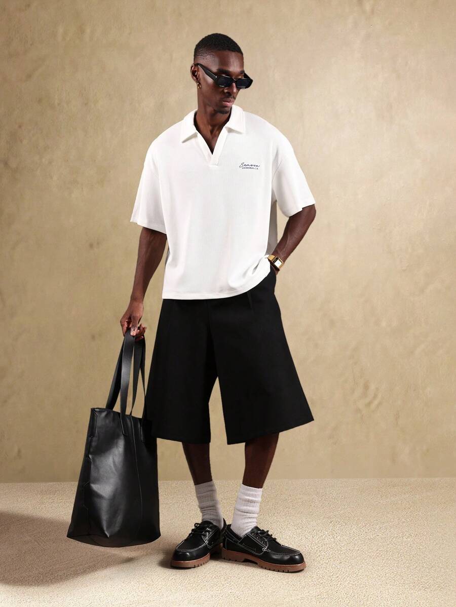 Camisa Polo Pavtros Textured Off-White