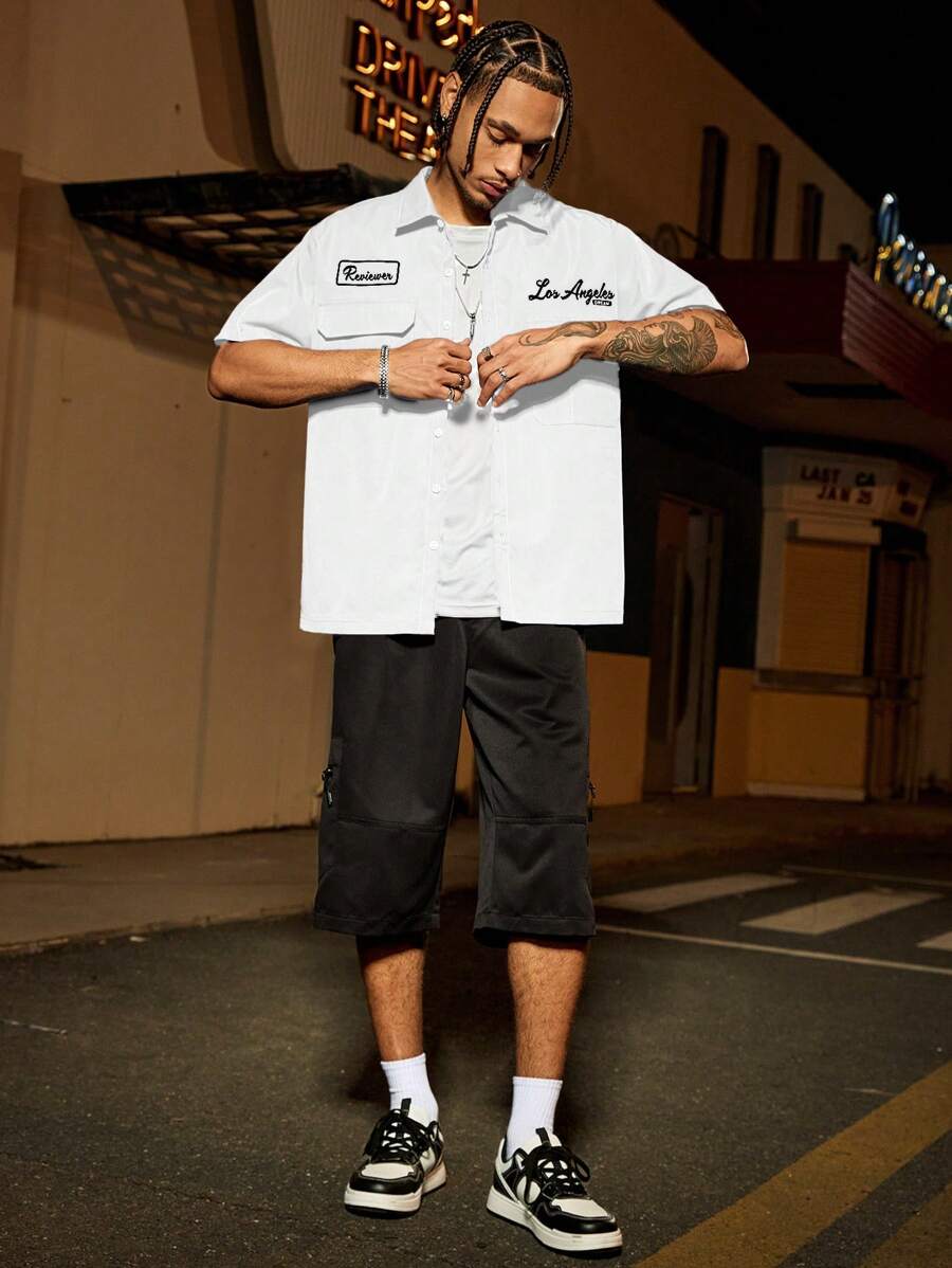 Camisa Pavtros Studios Los Angeles Workshirt — Foto 10