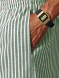Calça Pavtros Studios Linen Pinstripe Relaxed Trousers