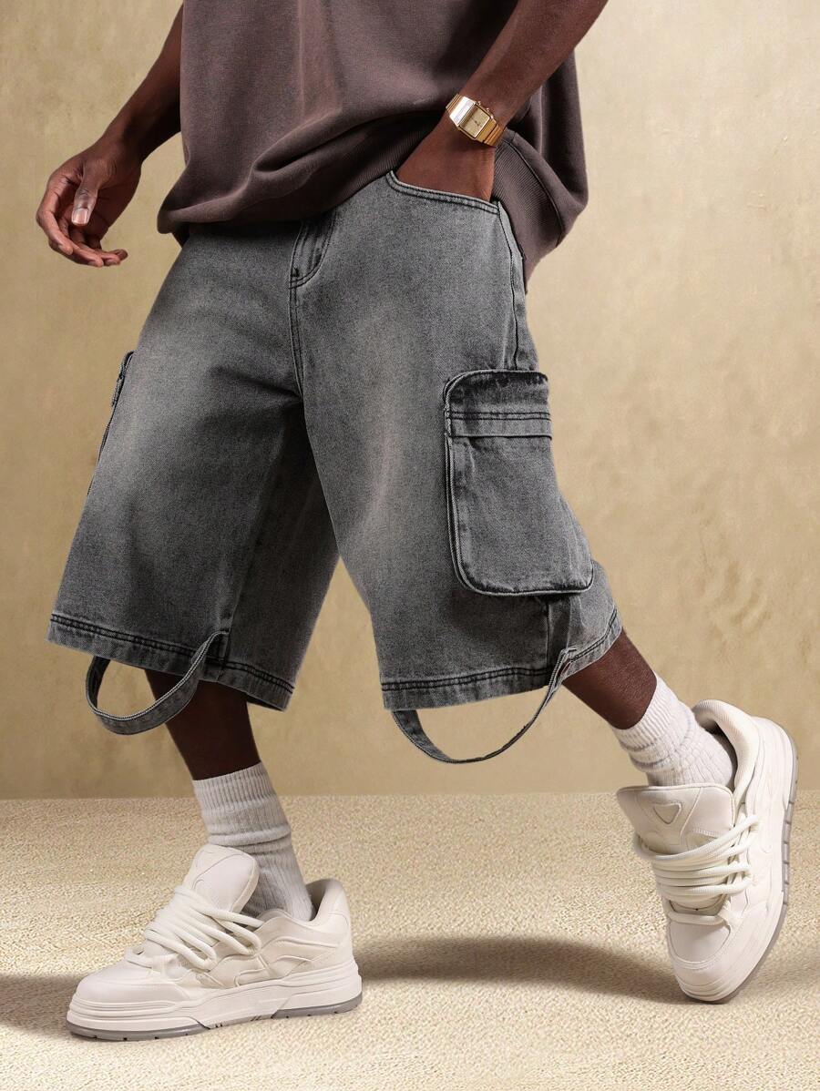 Short Pavtros Cargo Tático Denim - foto 16