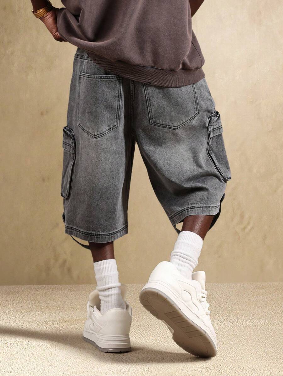 Short Pavtros Cargo Tático Denim - foto 17