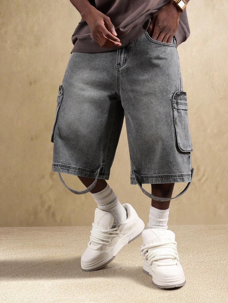 Short Pavtros Cargo Tático Denim - foto 19