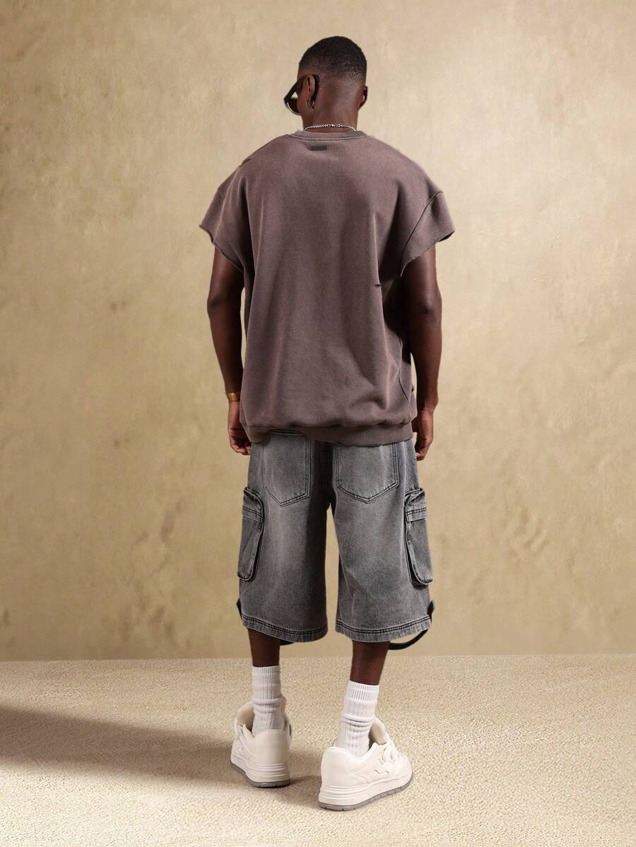 Short Pavtros Cargo Tático Denim - foto 20