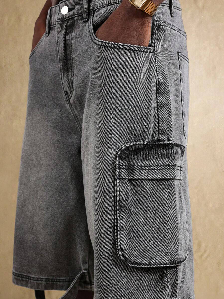 Short Pavtros Cargo Tático Denim - foto 22